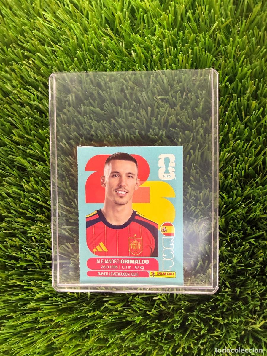 Figurine di Calcio: N&ordm; ESPJ4 Alejandro Grimaldo Actualizaci&oacute;n Jug&oacute;n Espa&ntilde;a Mundial 2026 Stickers