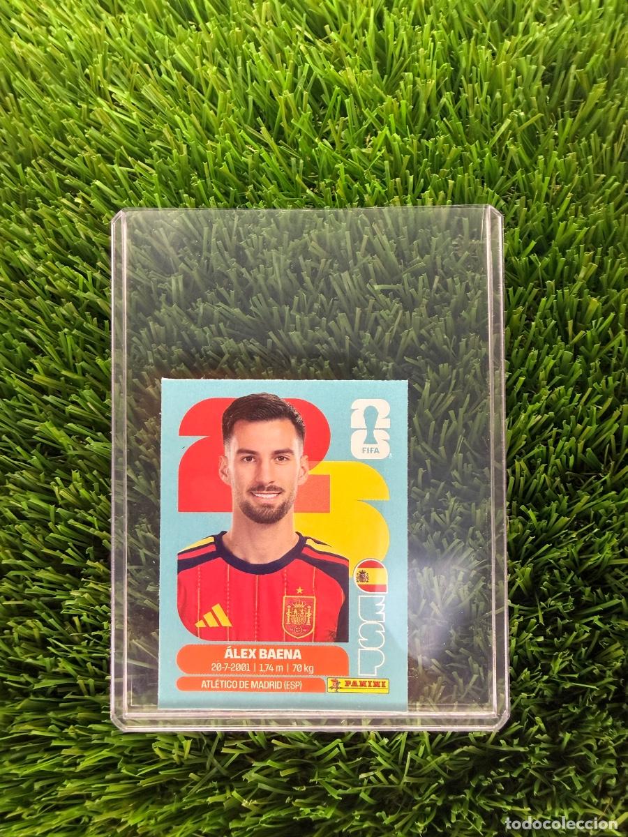 Figurine di Calcio: N&ordm; ESPJ5 &Aacute;lex Baena Actualizaci&oacute;n Jug&oacute;n Espa&ntilde;a Mundial 2026 Stickers