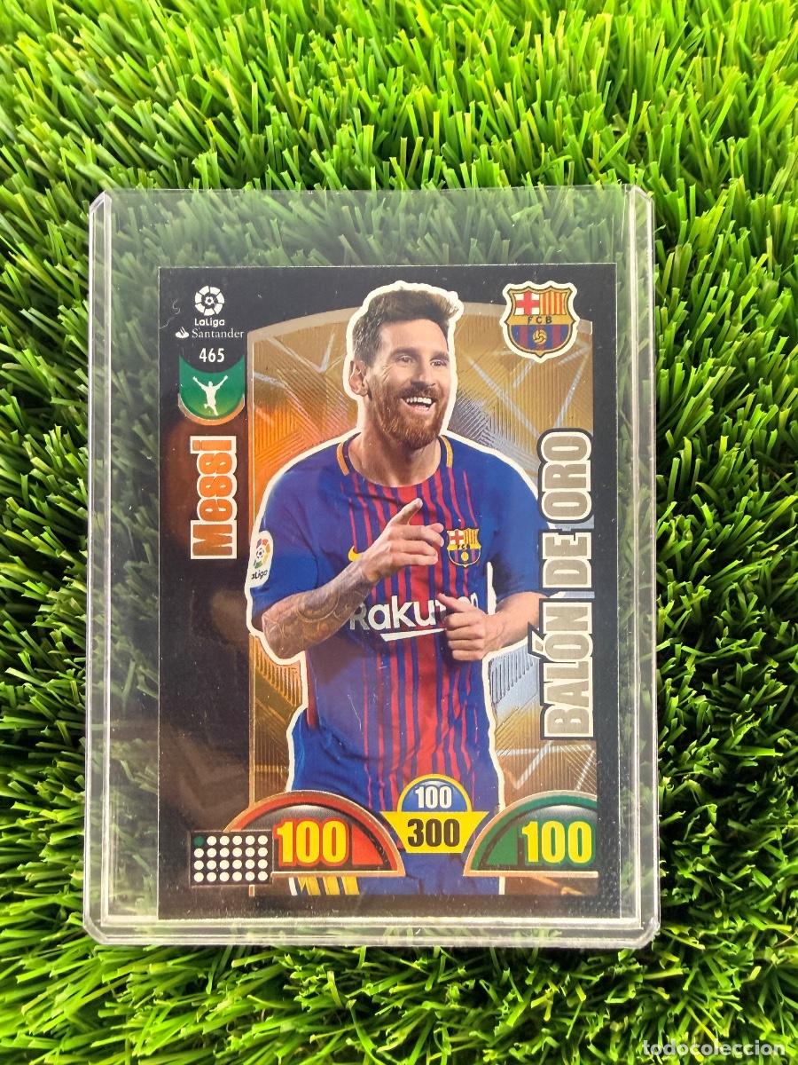 Cromos de F&uacute;tbol: N&ordm; 465 Messi Bal&oacute;n de Oro FC Barcelona Adrenalyn XL 17 18