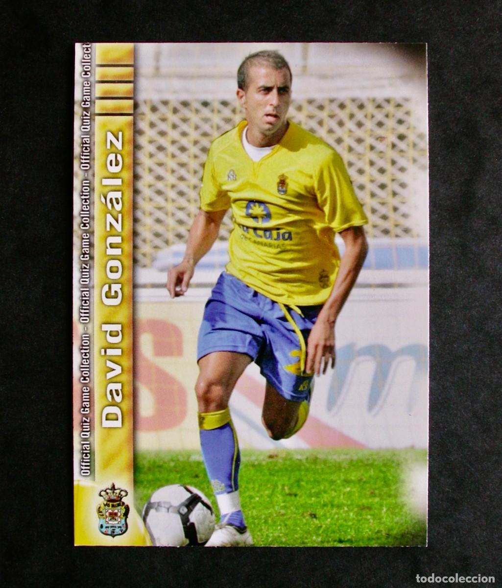 Cromos de F&uacute;tbol: 1282 DAVID GONZ&Aacute;LEZ / LAS PALMAS / QUIZ GAME COLLECTION 2009-2010 09-10 / MUNDICROMO
