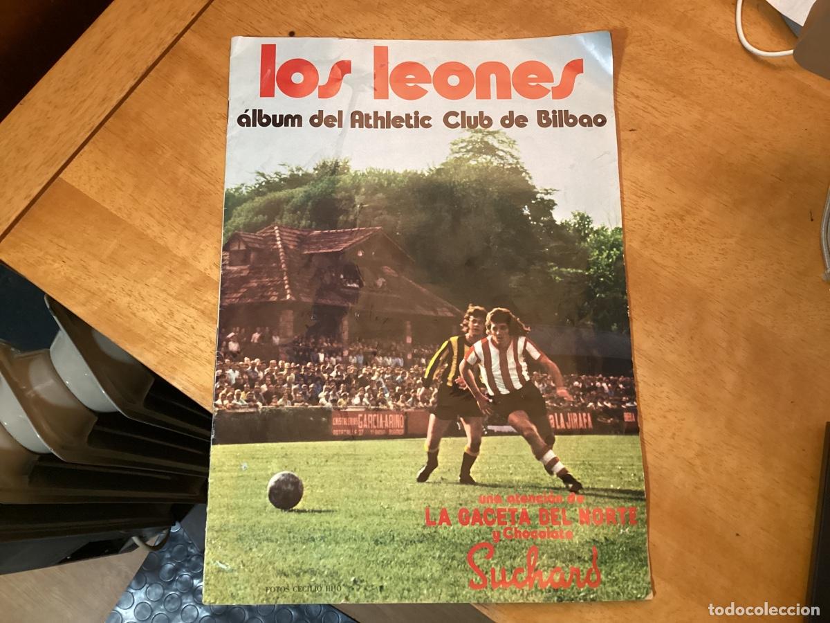 Cromos de F&uacute;tbol: ALBUM 1973 LOS LEONES. ATHLETIC CLUB DE BILBAO. IMCOMPLETO. GACETA DEL NORTE SUCHARD. FALTAN varios