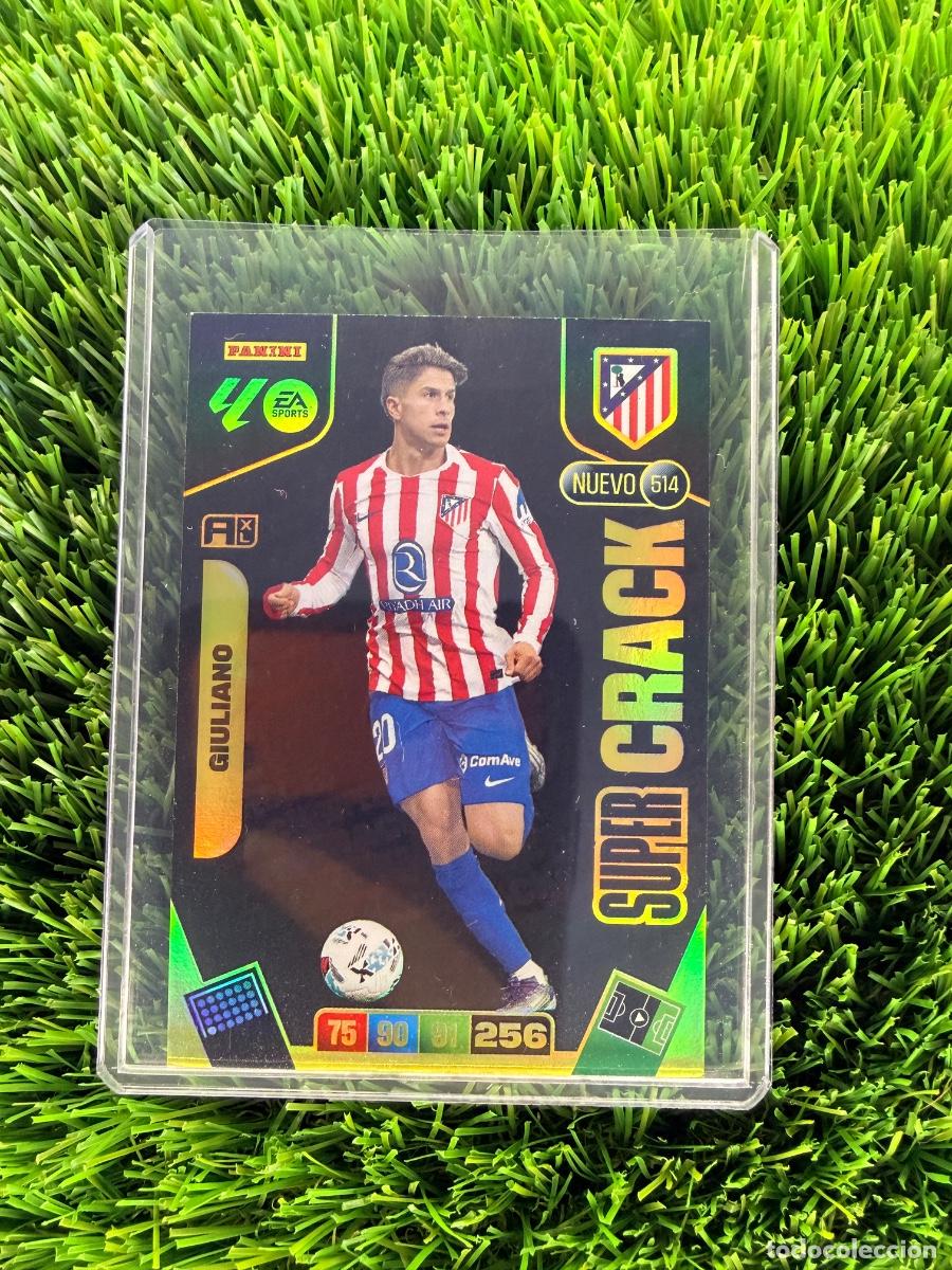Cromos de F&uacute;tbol: N&ordm; 514 Giuliano Nuevo S&uacute;per Crack Atl&eacute;tico de Madrid Adrenalyn XL 25 26