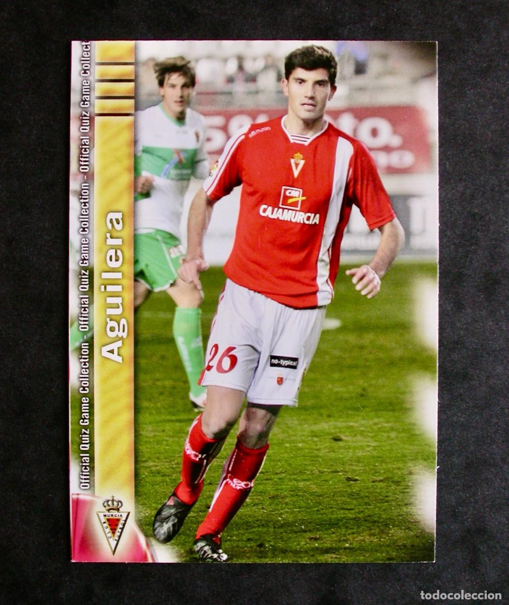 Cromos de F&uacute;tbol: 1274 AGUILERA / MURCIA / QUIZ GAME COLLECTION 2009-2010 09-10 / MUNDICROMO