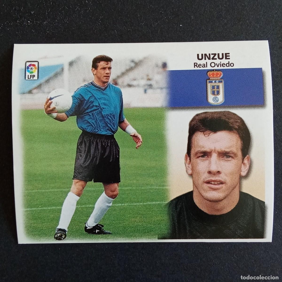 Cromos de F&uacute;tbol: CROMO LIGA 1999 2000 99 00 EDICIONES ESTE ULTIMOS FICHAJES N 19 UNZUE OVIEDO NUNCA PEGADO
