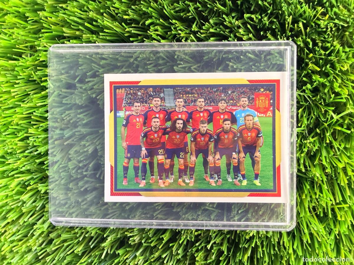 Cromos de F&uacute;tbol: N&ordm; 4 Once Inicial Carrefour Espa&ntilde;a 2026