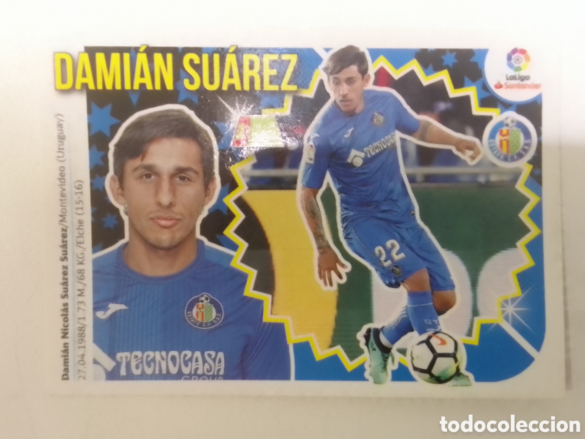 Cromos de F&uacute;tbol: Colecciones Este 2018-19 n&deg; 3 Dami&aacute;n Su&aacute;rez &bull; Getafe.