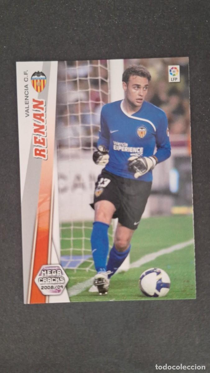 Cromos de F&uacute;tbol: L1 RENAN VALENCIA C. F. NUEVO FICHAJE 477 PANINI MEGACRACKS 2008 2009 08 09