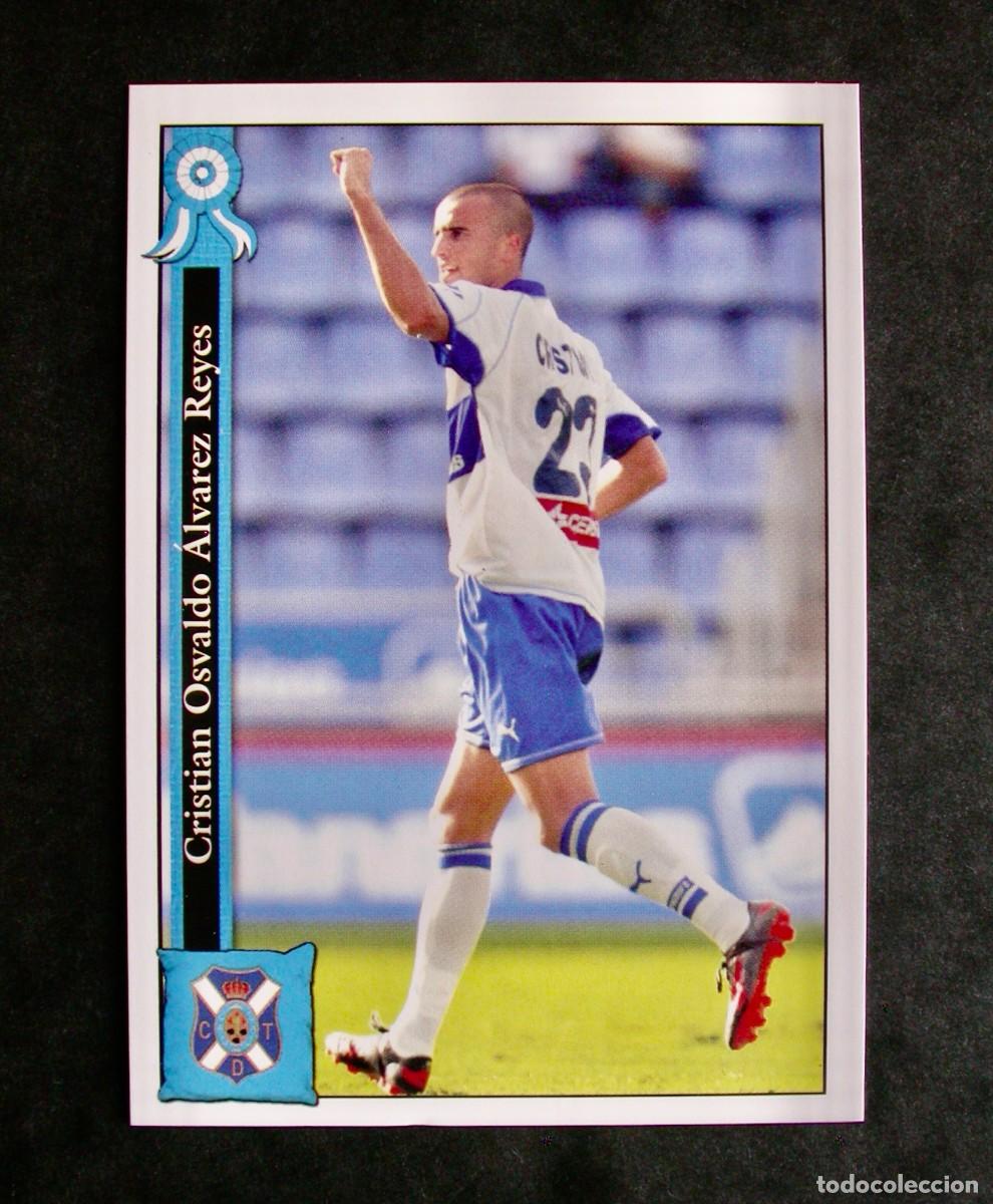 Cromos de F&uacute;tbol: 838 CRISTIAN &Aacute;LVAREZ TENERIFE / FICHAS DE LA LIGA 2005 2006 05 06 / MUNDICROMO