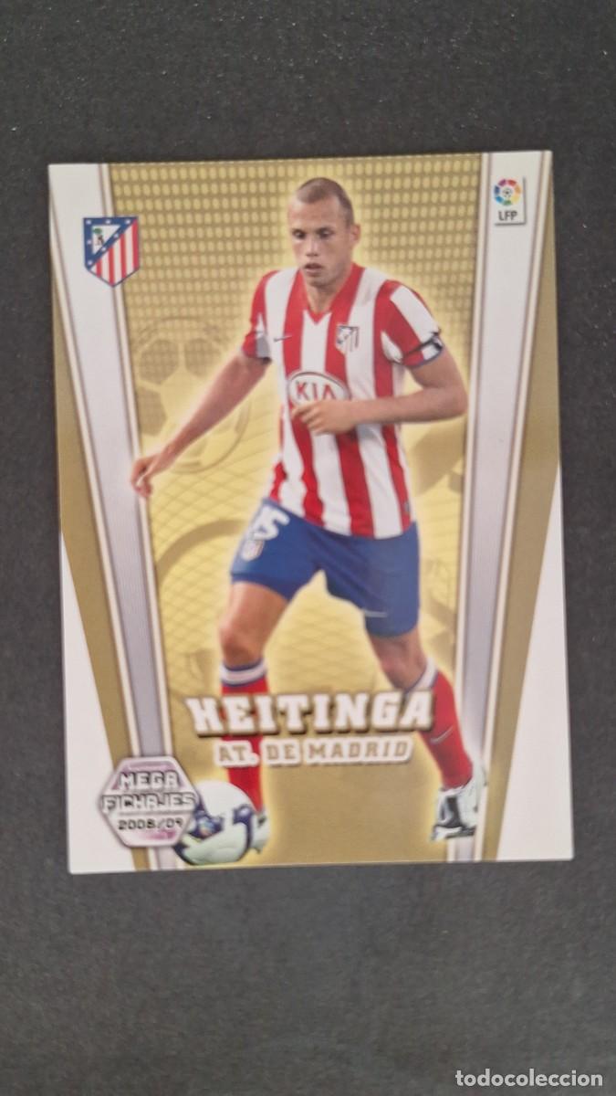 Cromos de F&uacute;tbol: L1 HEITINGA ATLETICO DE MADRID MEGA FICHAJE 498 PANINI MEGACRACKS 2008 2009 08 09