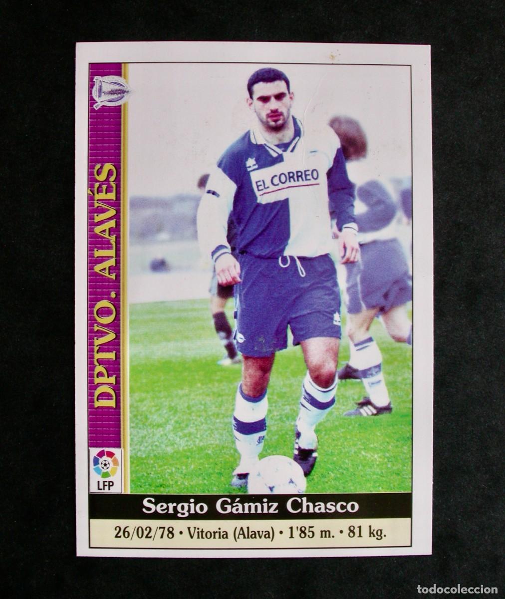 Cromos de F&uacute;tbol: N&ordm; 627 G&Aacute;MIZ DE LAS FICHAS DE LA LIGA 99-00 1999-2000 DE MUNDICROMO