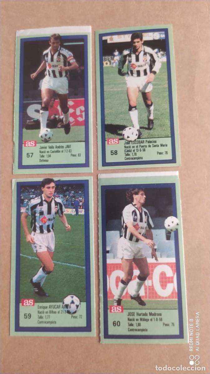 Cromos de F&uacute;tbol: CASTELLON 58 ESCOBAR LOS ASES DE LA LIGA 1989 1990 89 90 SIN PEGAR -N1