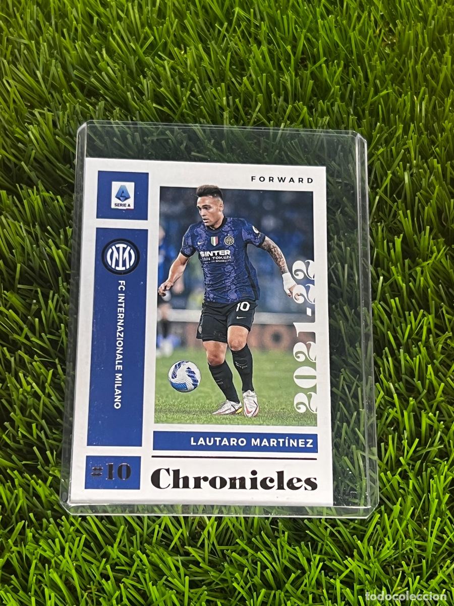 Cromos de F&uacute;tbol: N&ordm; 11 Lautaro Mart&iacute;nez Chronicles Inter de Mil&aacute;n Panini Chronicles Serie A 21 22