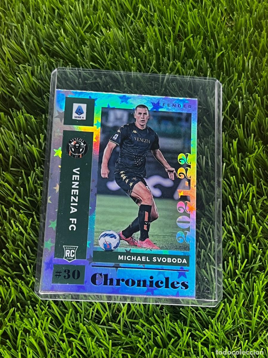 Cromos de F&uacute;tbol: N&ordm; 20 Michael Svoboda Purple Astro Chronicles Venezia FC Panini Chronicles Serie A 21 22