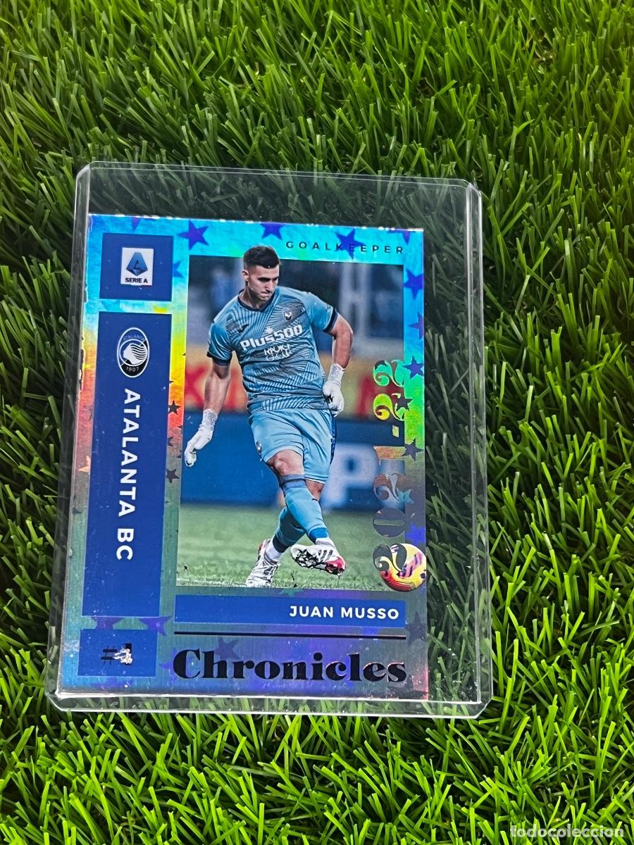 Cromos de f&uacute;tbol: N&ordm; 5 Juan Musso Purple Astro Chronicles Atalanta Panini Chronicles Serie A 21 22
