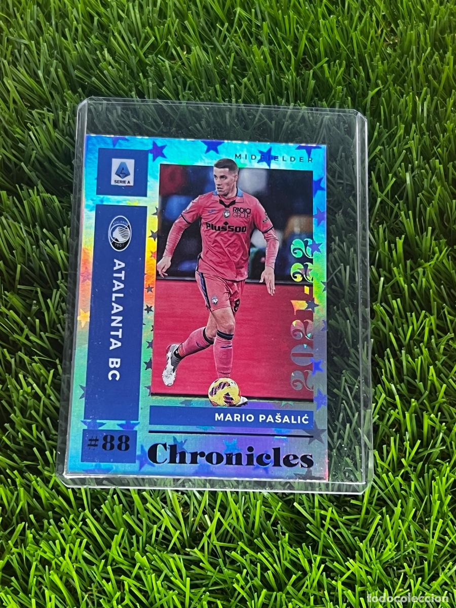 Cromos de F&uacute;tbol: N&ordm; 6 Mario Pasalic Purple Astro Chronicles Atalanta Panini Chronicles Serie A 21 22
