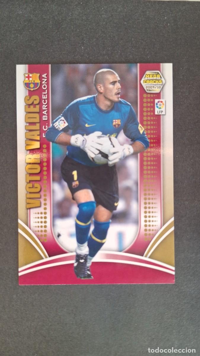 Cromos de F&uacute;tbol: L1 VICTOR VALDES F. C. BARCELONA 56 PANINI MEGACRACKS 2009 2010 09 10