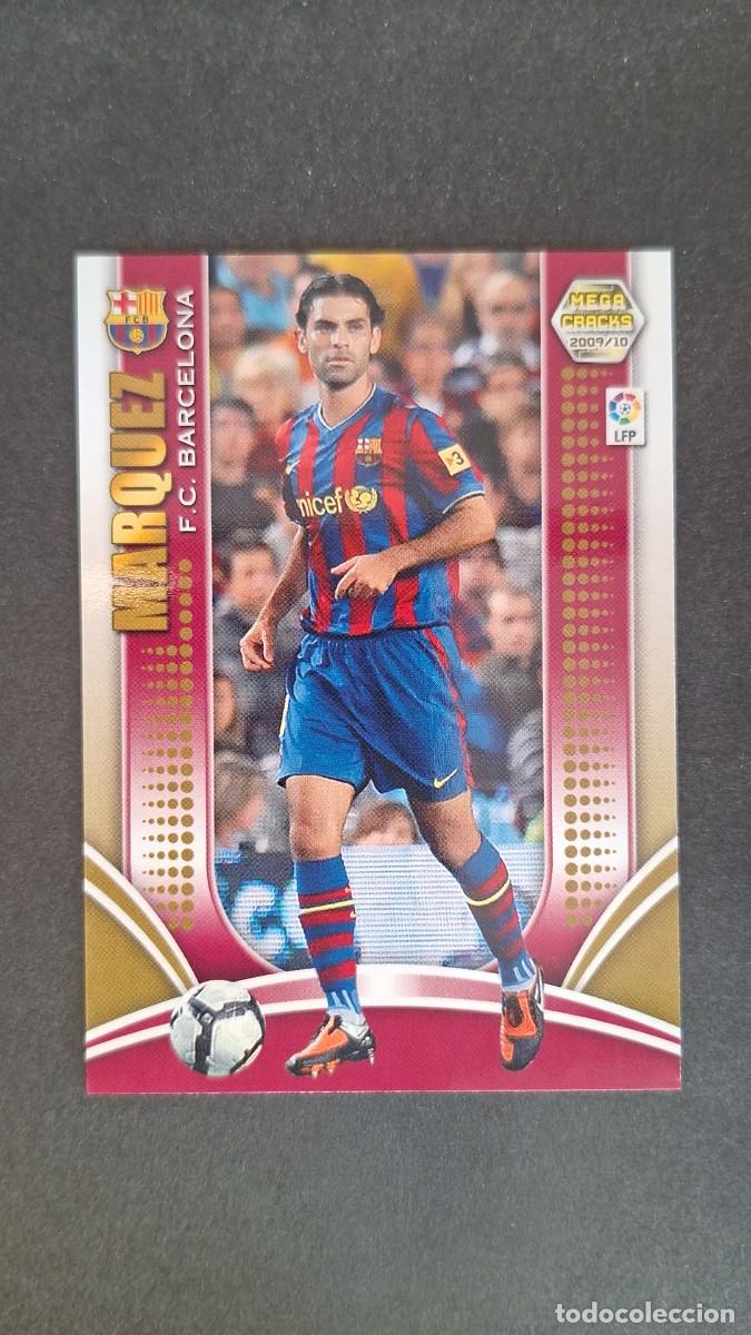 Cromos de F&uacute;tbol: L1 MARQUEZ F. C. BARCELONA 58 PANINI MEGACRACKS 2009 2010 09 10