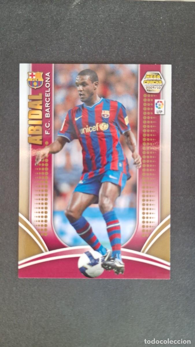 Cromos de F&uacute;tbol: L1 ABIDAL F. C. BARCELONA 62 PANINI MEGACRACKS 2009 2010 09 10
