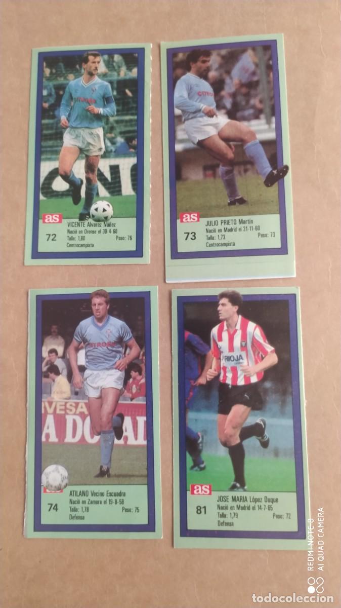Cromos de F&uacute;tbol: CELTA 73 JULIO PRIETO LOS ASES DE LA LIGA 1989 1990 89 90 SIN PEGAR -N1