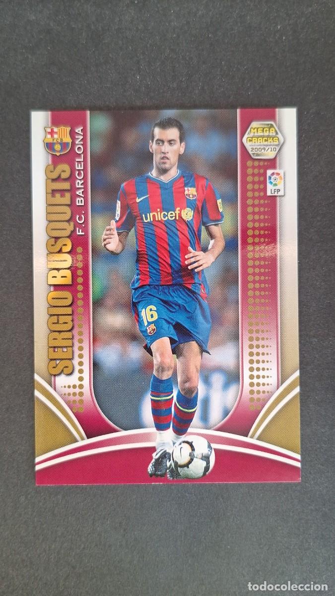 Cromos de F&uacute;tbol: L1 SERGIO BUSQUETS F. C. BARCELONA 65 PANINI MEGACRACKS 2009 2010 09 10