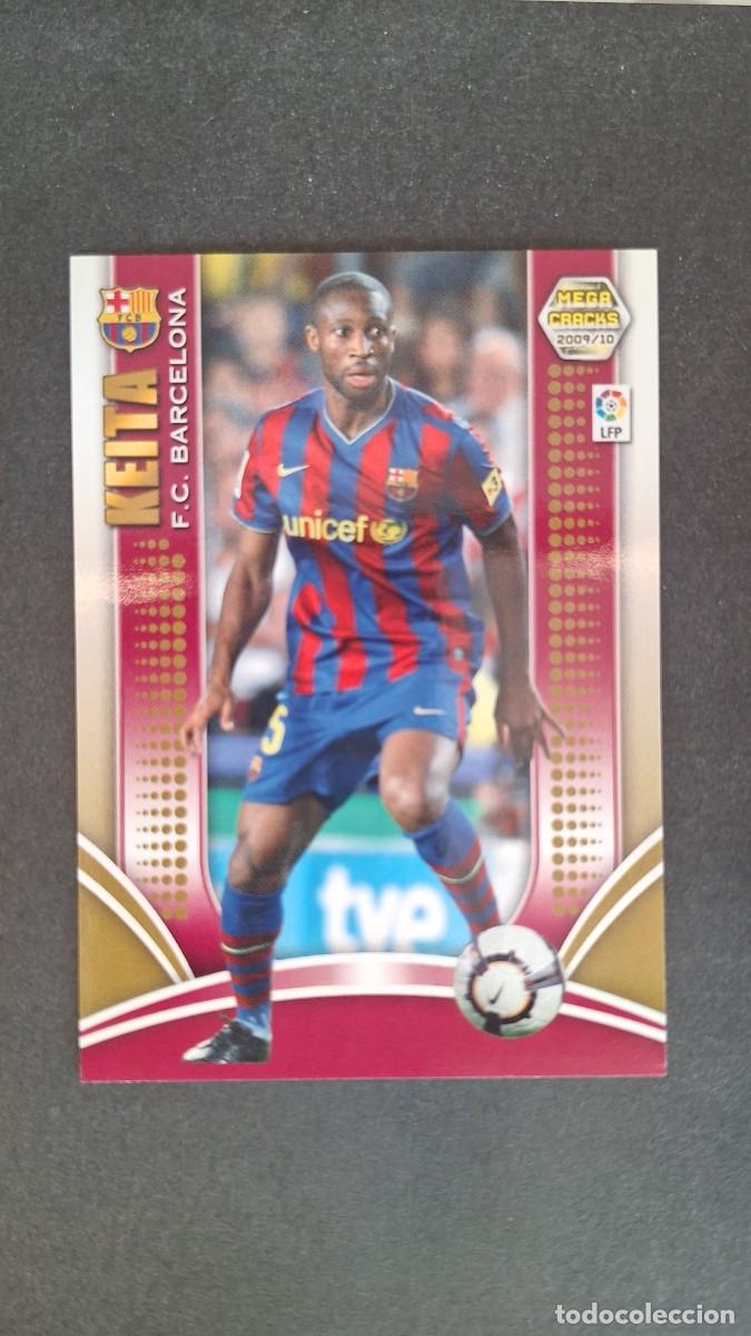 Cromos de F&uacute;tbol: L1 KEITA F. C. BARCELONA 66 PANINI MEGACRACKS 2009 2010 09 10