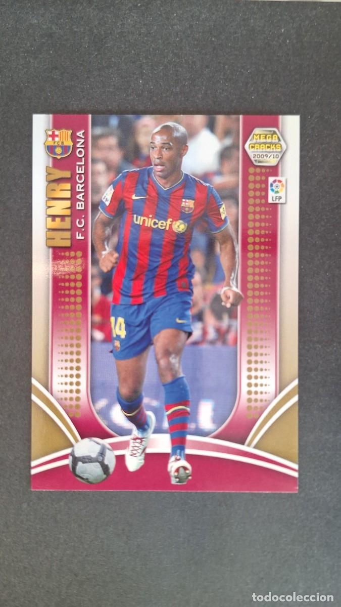 Cromos de F&uacute;tbol: L1 HENRY F. C. BARCELONA 72 PANINI MEGACRACKS 2009 2010 09 10
