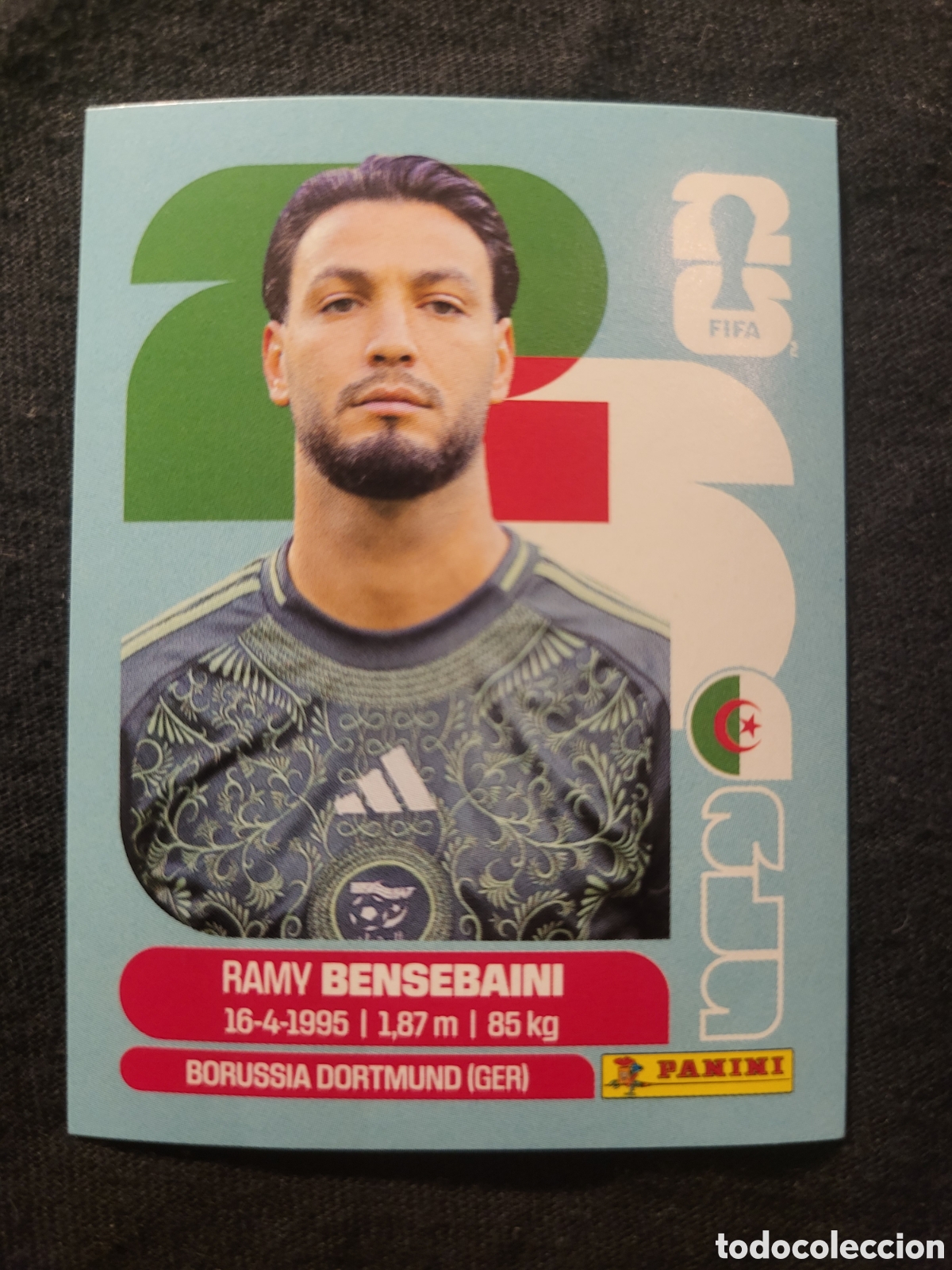 Cromos de F&uacute;tbol: ALG 3 Ram&iacute;rez Bensebaini [Sticker] / FIFA World Cup 2026