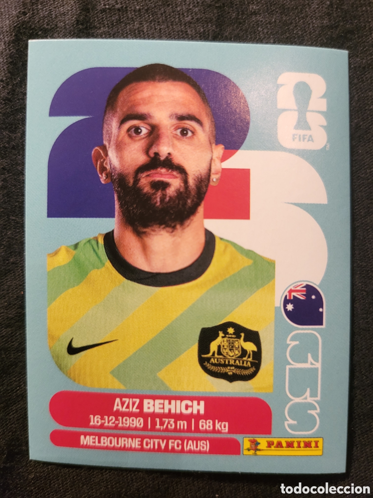 Cromos de F&uacute;tbol: AUS 7 Aziz Behich [Sticker] / FIFA World Cup 2026