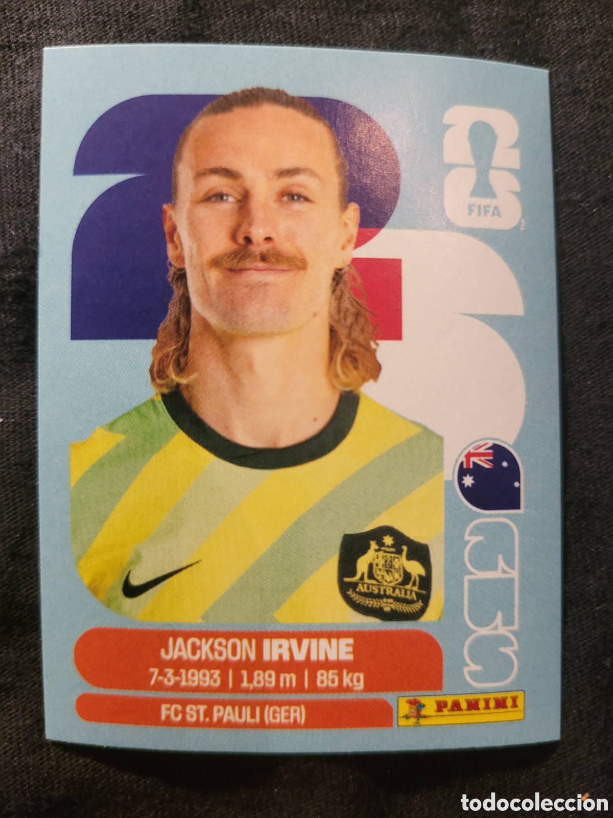 Cromos de Futebol: AUS 11 Jackson Irvine [Sticker] / FIFA World Cup 2026