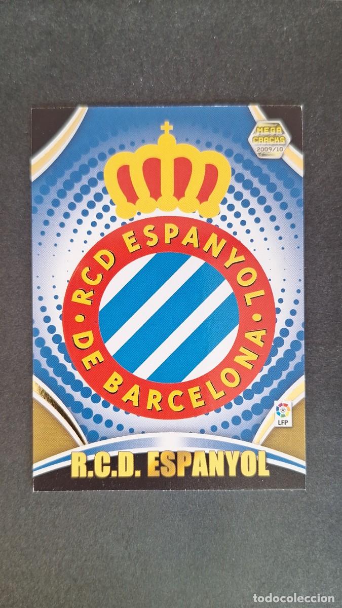 Cromos de Futebol: L1 ESCUDO R. C. D. ESPA&Ntilde;OL 91 PANINI MEGACRACKS 2009 2010 09 10
