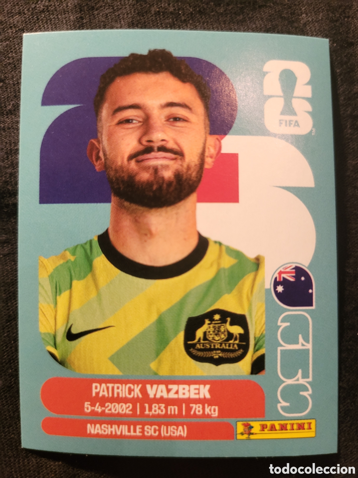 Cromos de Futebol: AUS 16 Patrick Yazbek [Sticker] / FIFA World Cup 2026