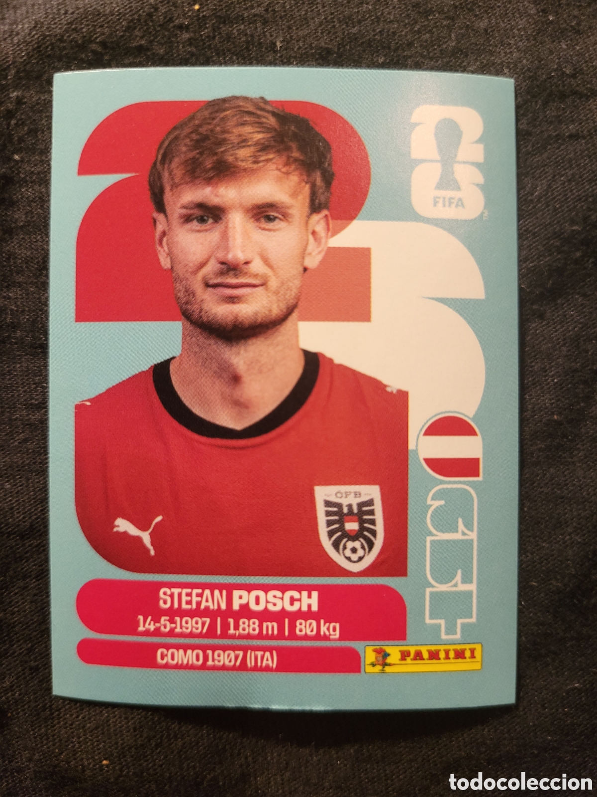 Cromos de Futebol: AUT 7 Stefan Posch [Sticker] / FIFA World Cup 2026