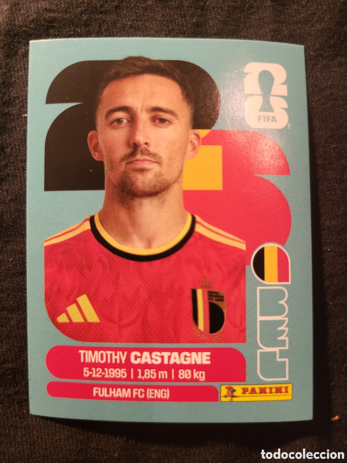 Cromos de F&uacute;tbol: BEL 4 Timothy Castagne [Sticker] / FIFA World Cup 2026