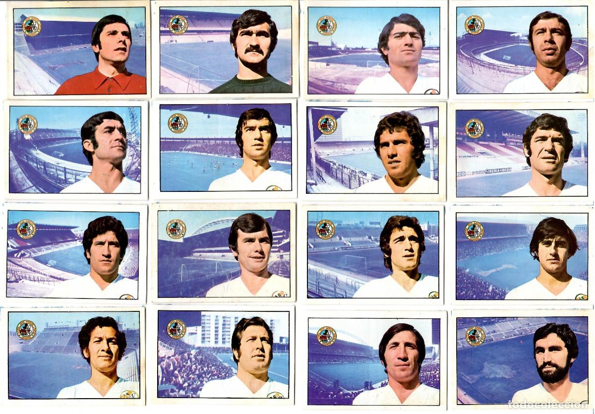 Cromos de F&uacute;tbol: U.D. Salamanca: Lote de 16 cromos de futbol album 1974-75 FHER - Equipo completo