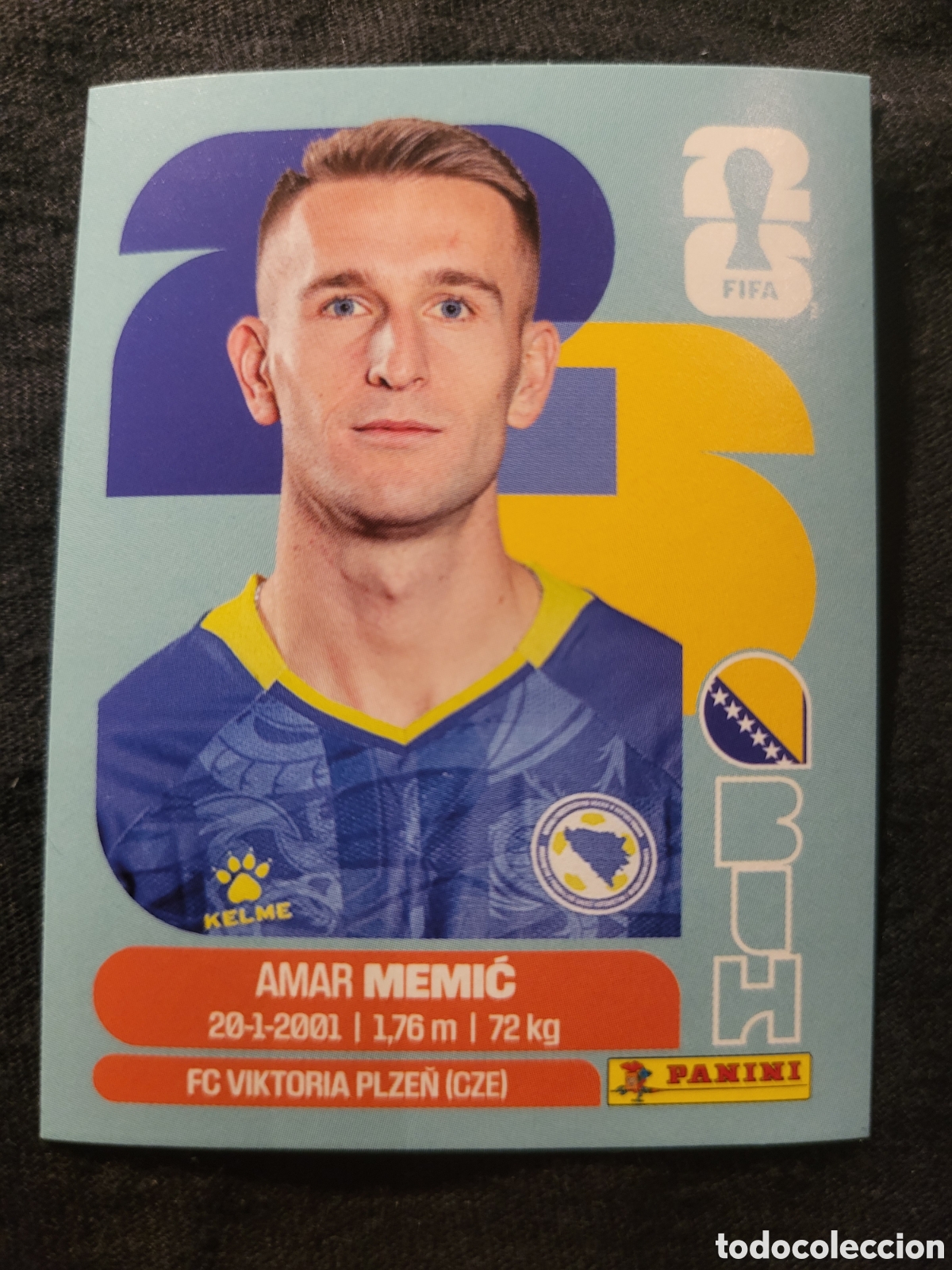 Cromos de F&uacute;tbol: BIH 16 Amar Memic [Sticker] / FIFA World Cup 2026