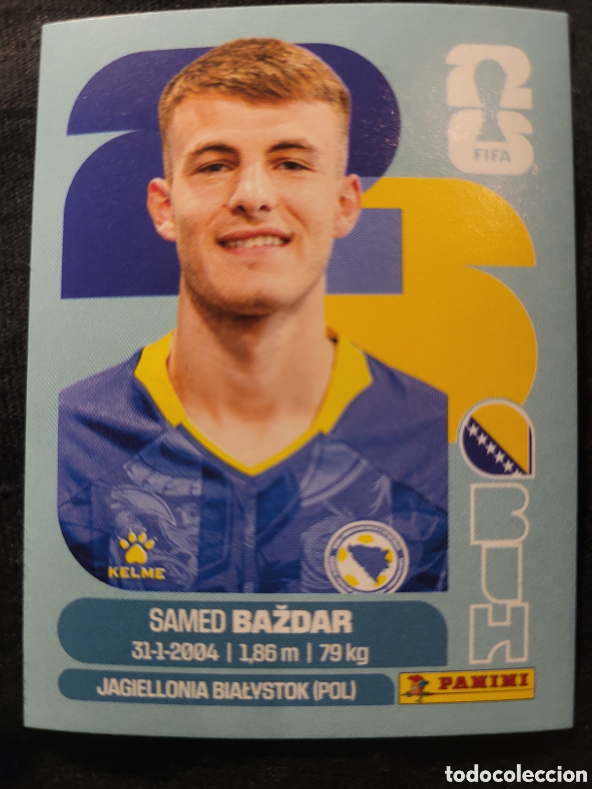 Cromos de F&uacute;tbol: BIH 19 Samed Bazdar [Sticker] / FIFA World Cup 2026