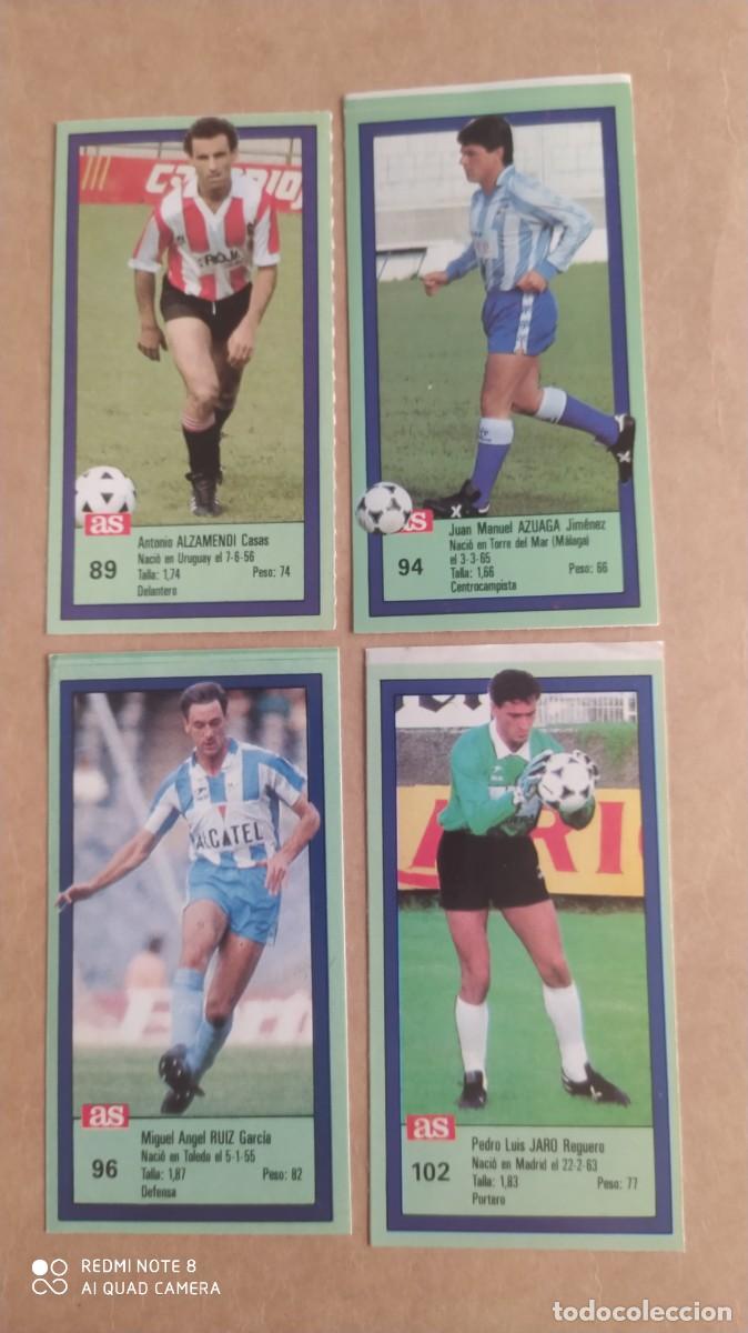 Cromos de F&uacute;tbol: MALAGA 94 AZUAGA LOS ASES DE LA LIGA 1989 1990 89 90 SIN PEGAR -N1