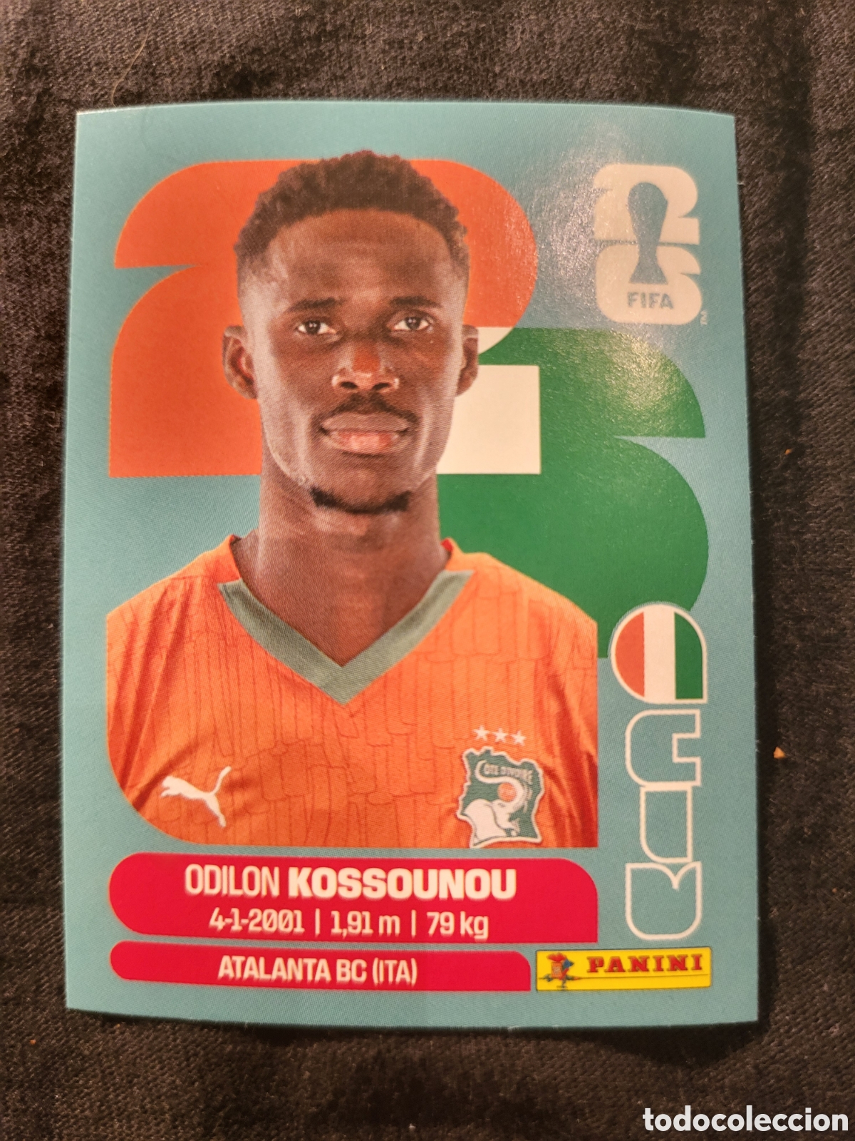 Cromos de F&uacute;tbol: CIV 5 Odilon Kossounou [Sticker] / FIFA World Cup 2026