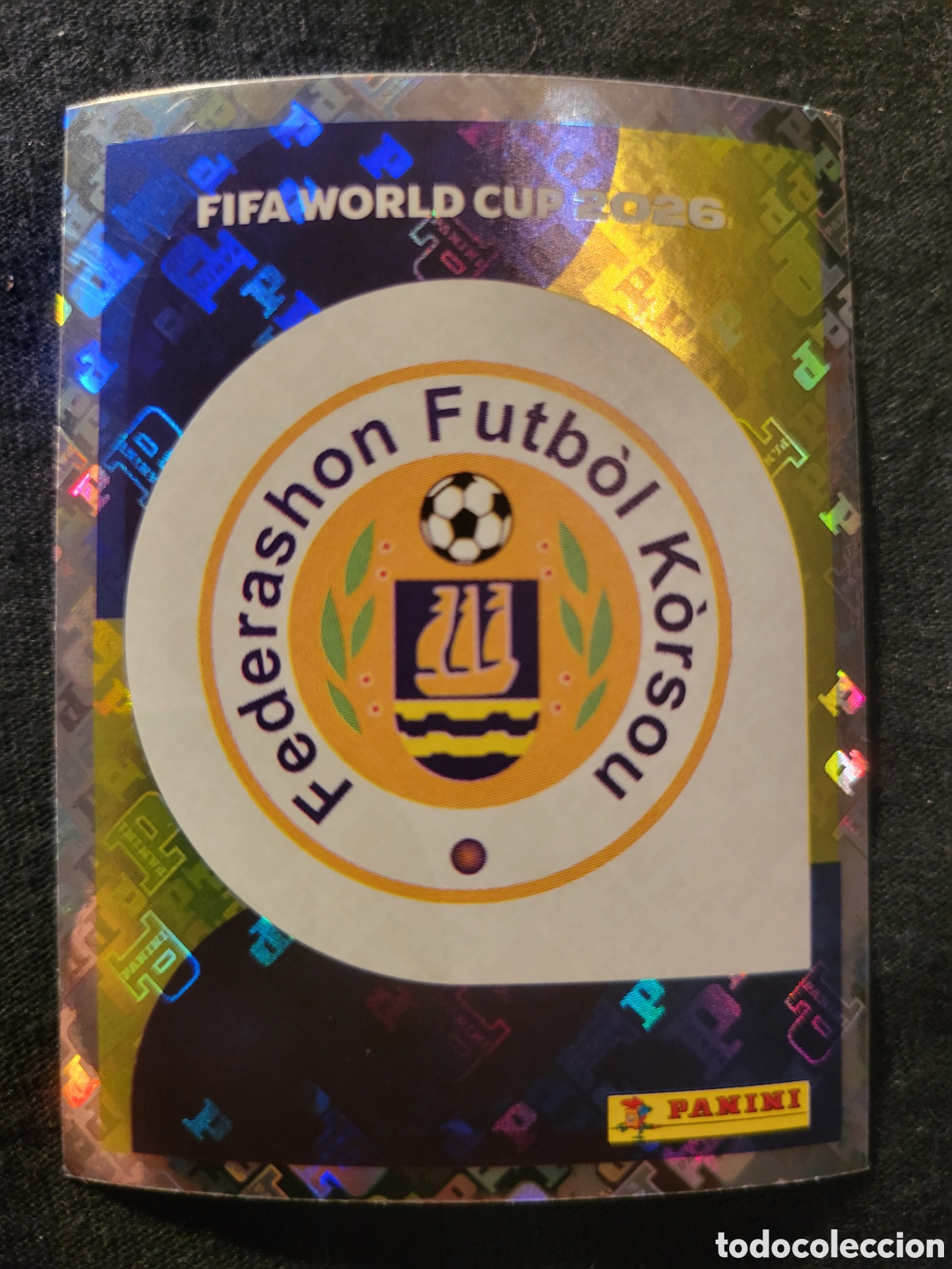 Cromos de F&uacute;tbol: CUW 1 Cura&ccedil;ao [Sticker, Escudo] / FIFA World Cup 2026