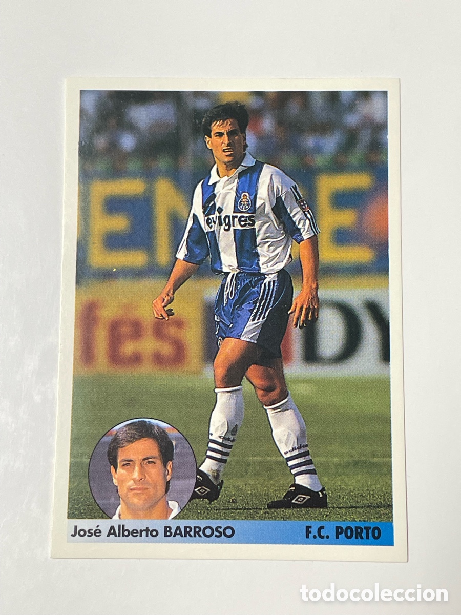 Cromos de F&uacute;tbol: Jos&eacute; Alberto Barroso Oporto Panini Los mejores equipos de Europa 1996/97 #189