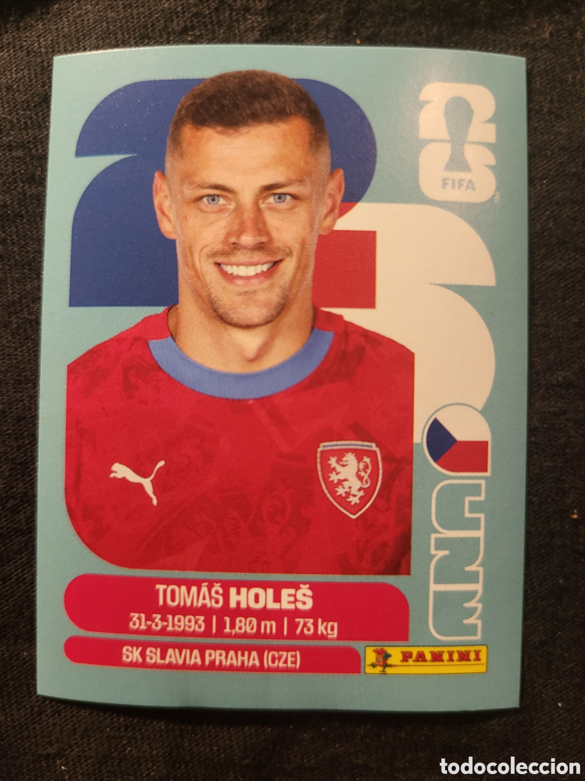 Cromos de F&uacute;tbol: CZE 7 Tom&aacute;s Holes [Sticker] / FIFA World Cup 2026