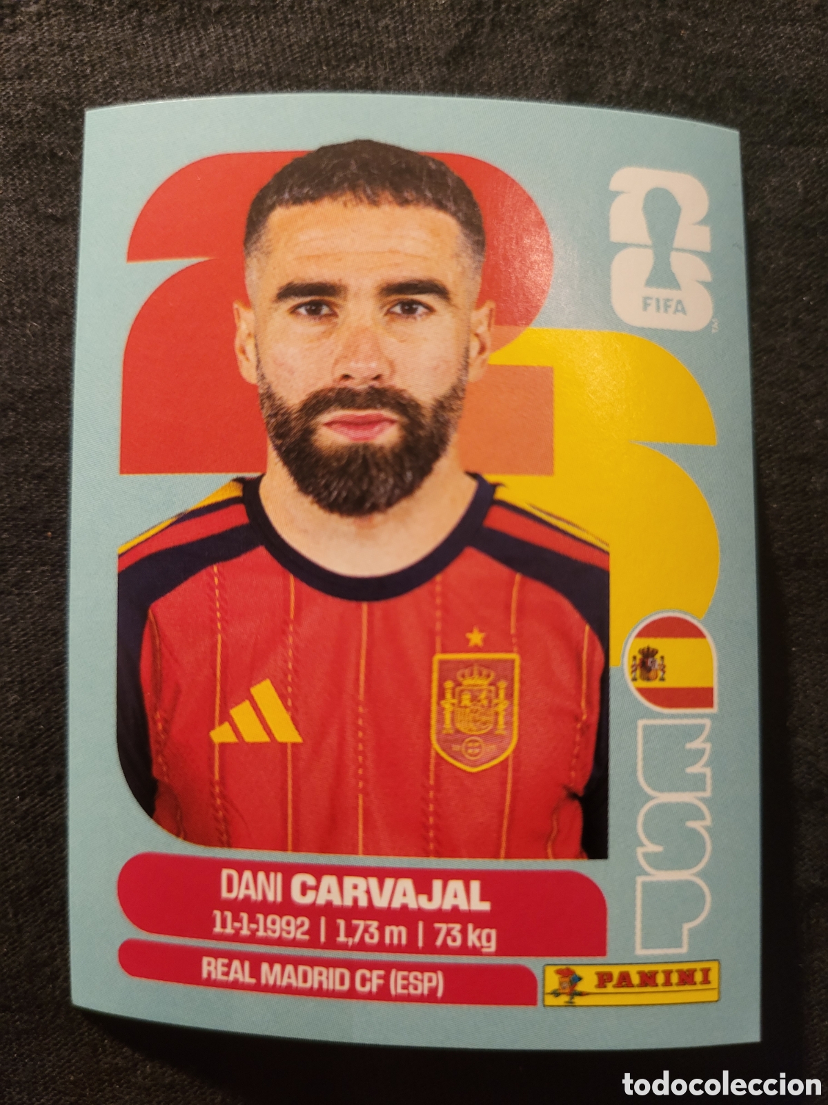 Cromos de F&uacute;tbol: ESP 7 Dani Carvajal [Sticker] / FIFA World Cup 2026