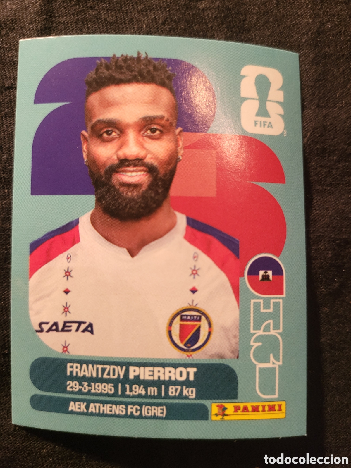 Cromos de F&uacute;tbol: HAI 20 Frantzdv Pierrot [Sticker] / FIFA World Cup 2026