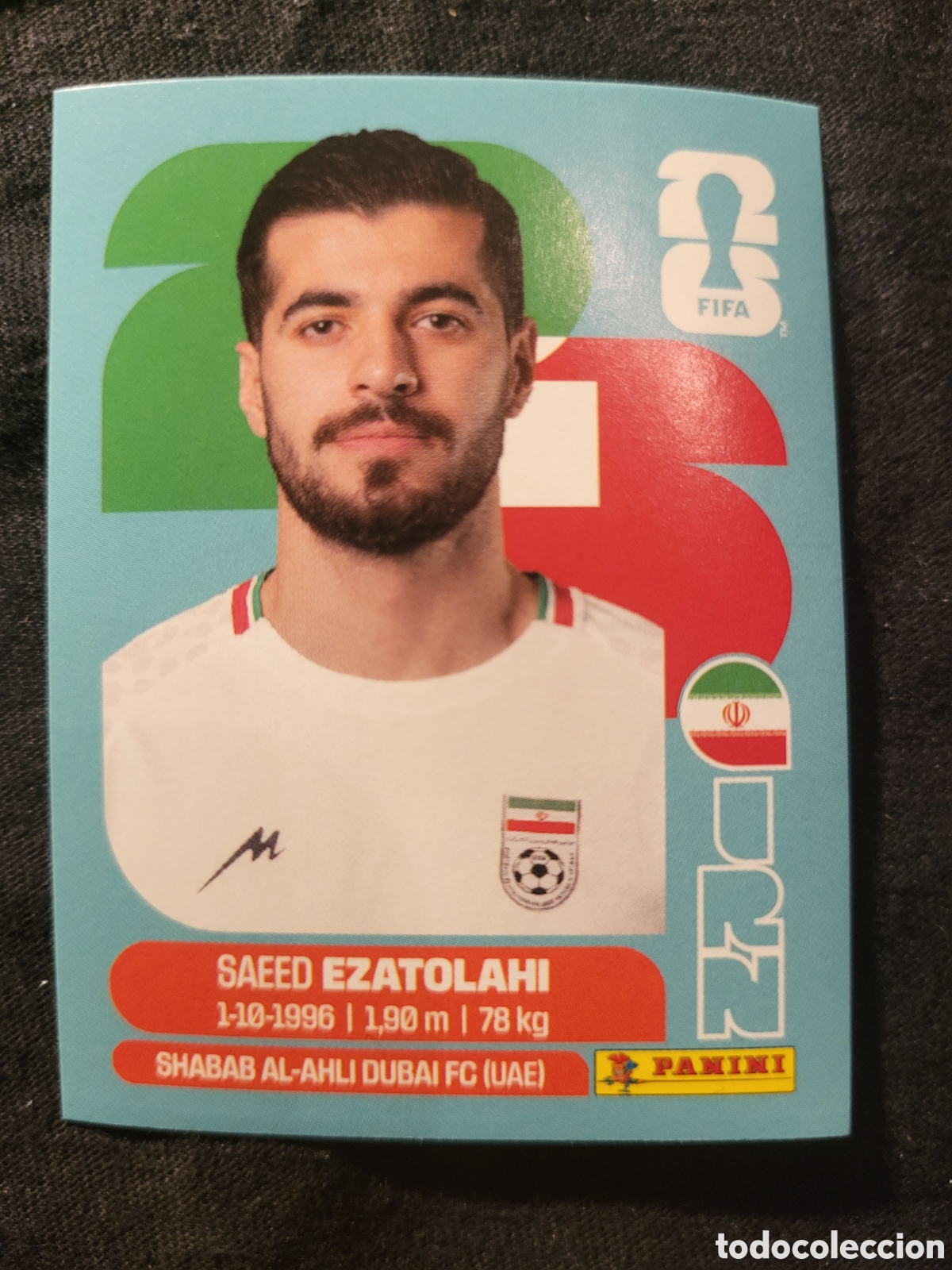Cromos de F&uacute;tbol: IRN 11 Saeed Ezatolahi [Sticker] / FIFA World Cup 2026