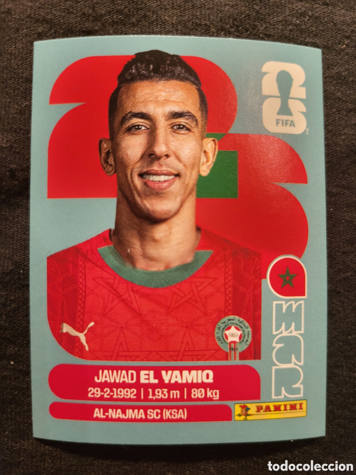Cromos de Futebol: MAR 8 Jawad El Yamiq [Sticker] / FIFA World Cup 2026