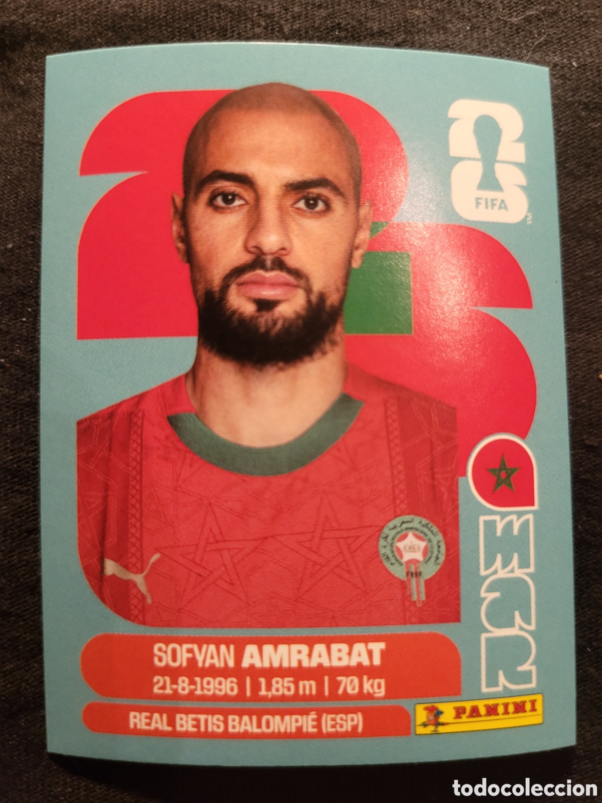 Cromos de F&uacute;tbol: MAR 10 Sofyan Amrabat [Sticker] / FIFA World Cup 2026