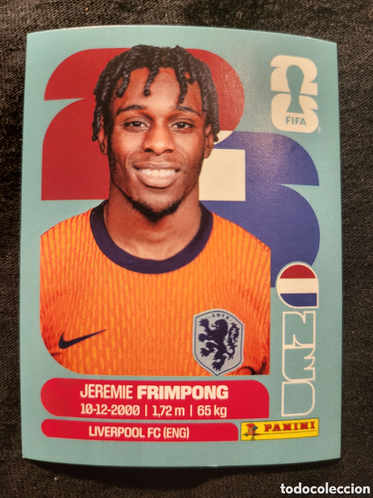 Cromos de F&uacute;tbol: NED 8 Jeremie Frimpong [Sticker] / FIFA World Cup 2026
