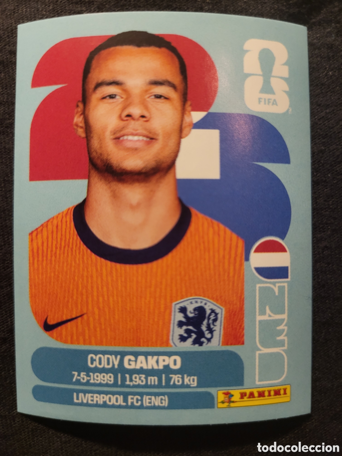 Cromos de F&uacute;tbol: NED 20 Cody Gakpo [Sticker] / FIFA World Cup 2026
