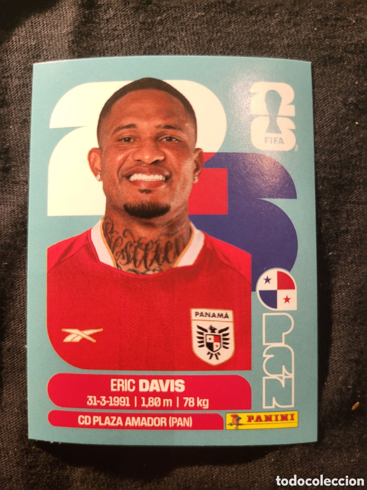 Cromos de F&uacute;tbol: PAN 7 Eric Davis [Sticker] / FIFA World Cup 2026