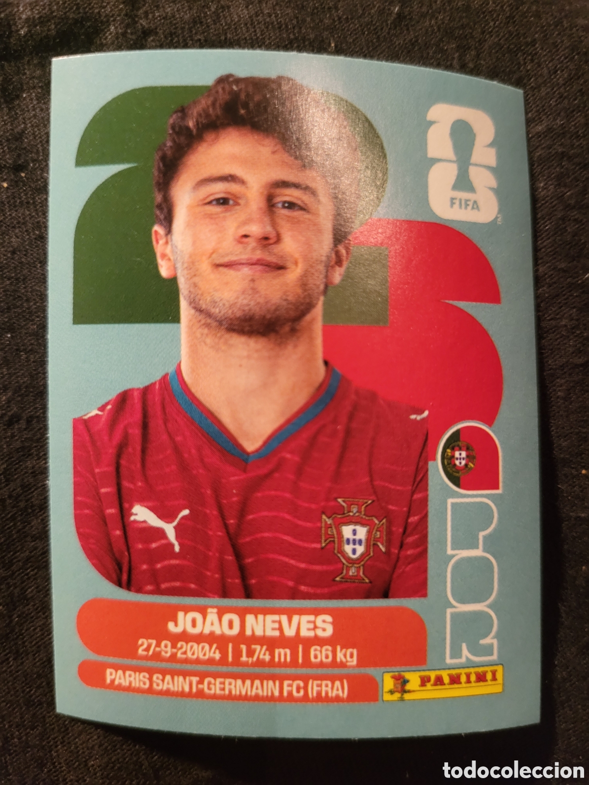 Cromos de Futebol: POR 14 Joao Neves [Sticker] / FIFA World Cup 2026